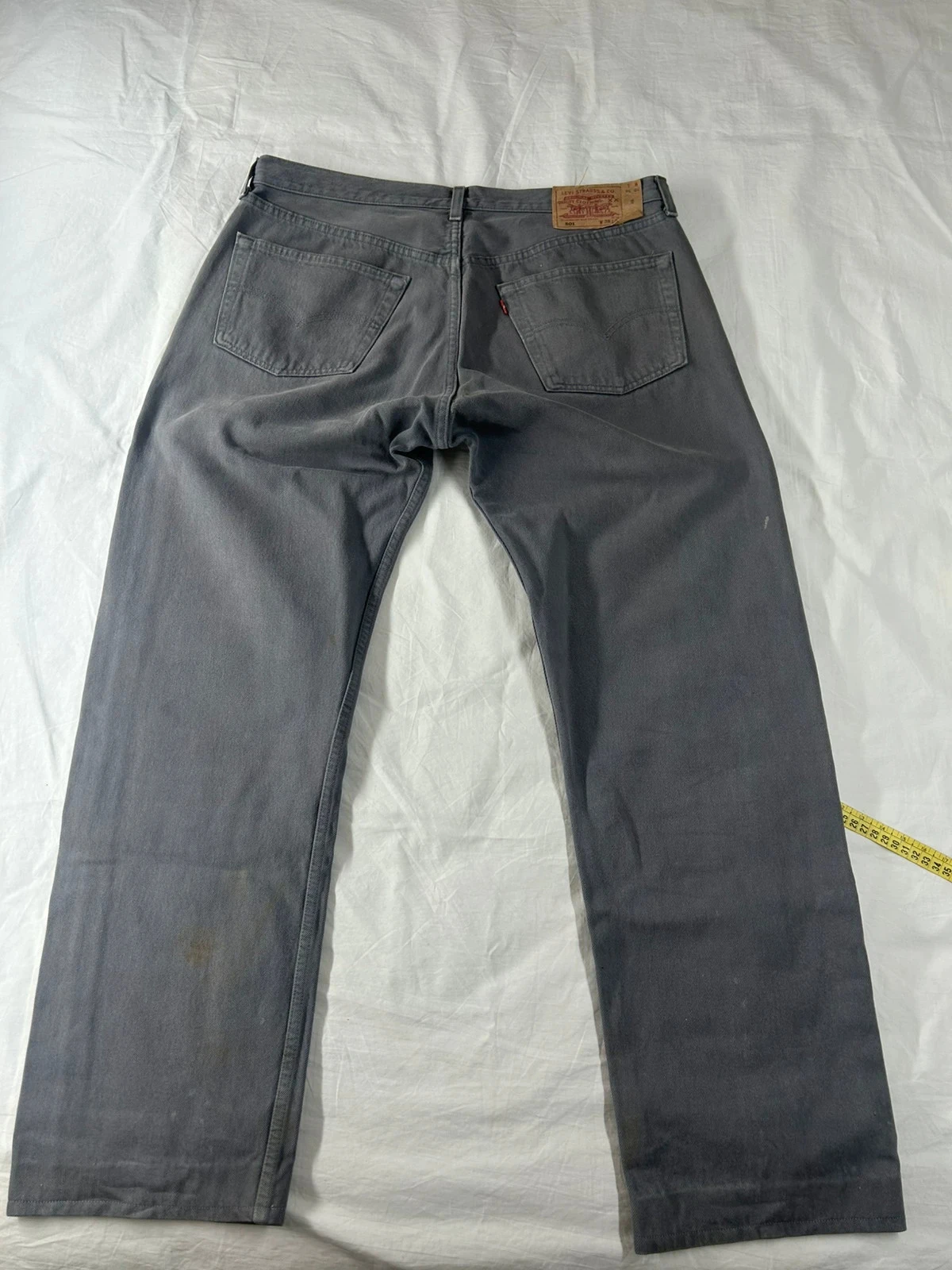 Grey straight cut Levi's lot 501 w38 l36 – photo 16